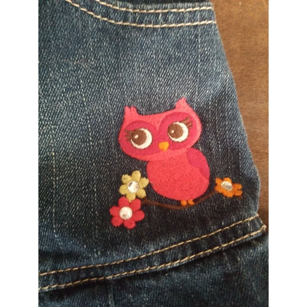 Gymboree fall‎ for autumn owl jean skirt size 6